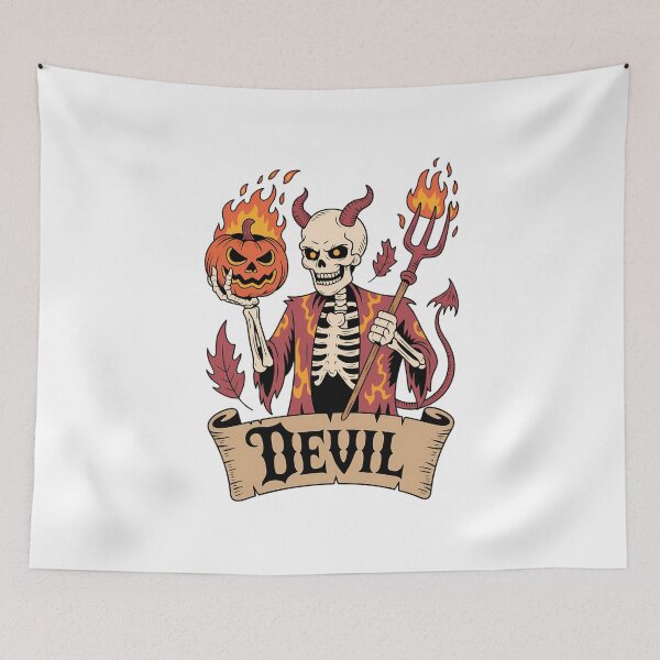 Item preview, Happy halloween skeleton Devil designed and sold by VENOM0RIOT.