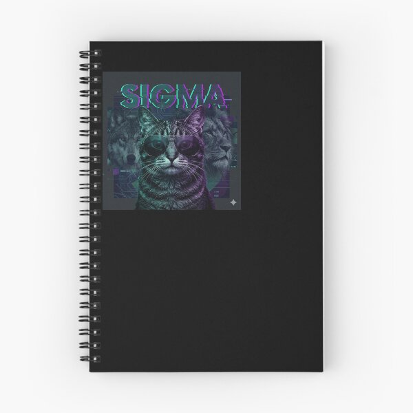 Item preview, Sigma Cat - Funny Sigma Meme designed and sold by BinAlgoPix.