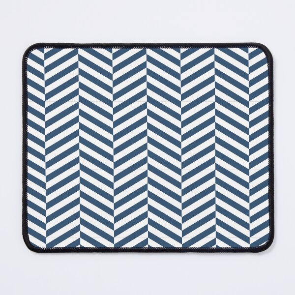 Item preview, White And Denim Herringbone Pattern designed and sold by pattern-archive.