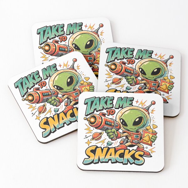 Item preview, Take Me To Snacks Funny Alien Food Meme designed and sold by the-dovlat.