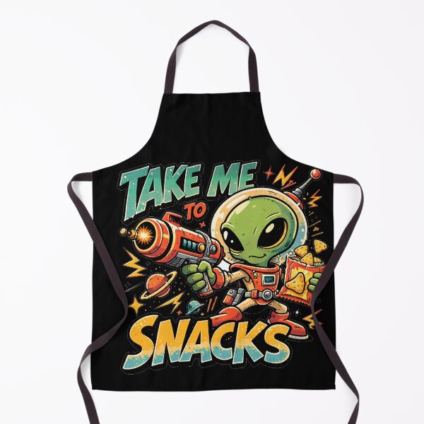 Item preview, Take Me To Snacks Funny Alien Food Meme designed and sold by the-dovlat.