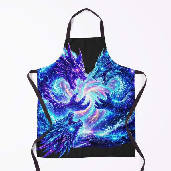 Item preview, Cosmic Neon Monster Dragons designed and sold by Nika Art Studio.