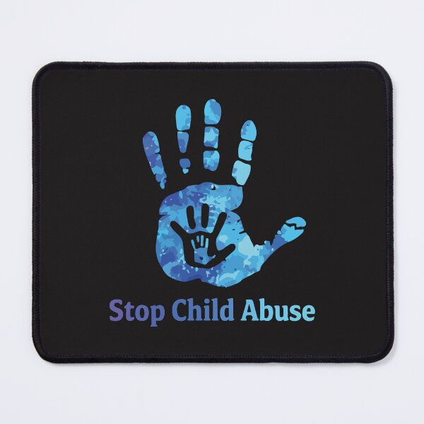 Item preview, Stop Child Abuse Awareness Blue Ribbon Child Abuse Prevention designed and sold by kiralynstration.