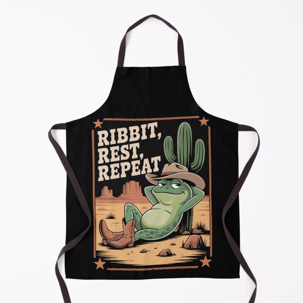 Item preview, lazy western frog - kawaii animal - chibi frog - desert cowboy - cartoon frog - frog t-shirt - cute western - funny western - ranch humor - cowboy aesthetic - adorable frog - animal cowboy designed and sold by JansenGS.