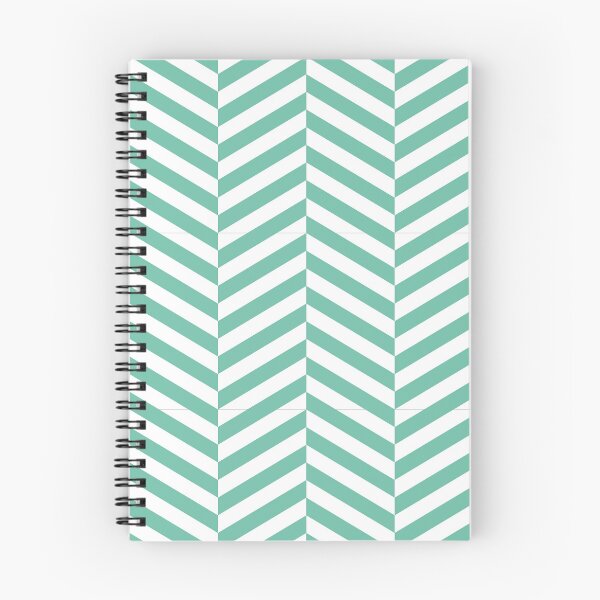 Item preview, White And Pastel Green Herringbone Pattern designed and sold by pattern-archive.