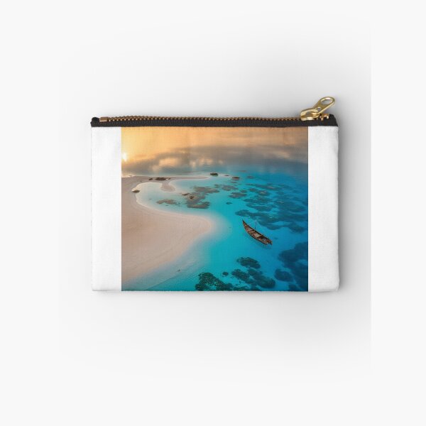 Item preview, Umluj Red Sea Saudi Arabia Turquoise Lagoon Wall Art Print designed and sold by GoldenVerseArt.