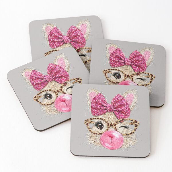 Item preview, Cute Bunny Face Glasses Pink Bubble Gum Rabbit Happy Easter designed and sold by mjohnson9.