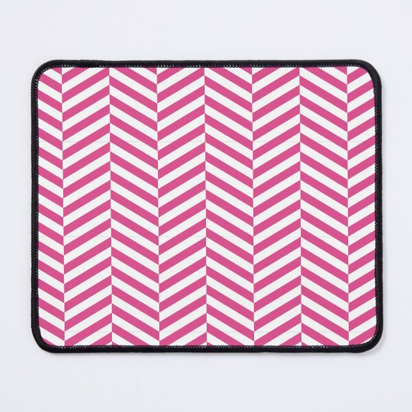 Item preview, White And Hot Pink Herringbone Pattern designed and sold by pattern-archive.