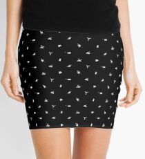Polka Probes (inverse) Mini Skirt