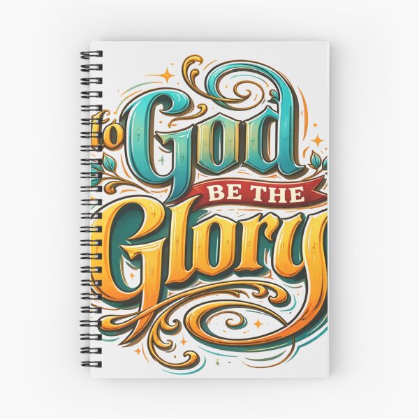 Item preview, To God Be The Glory Christian Typography | Vintage Gothic Faith Design designed and sold by Serjames.
