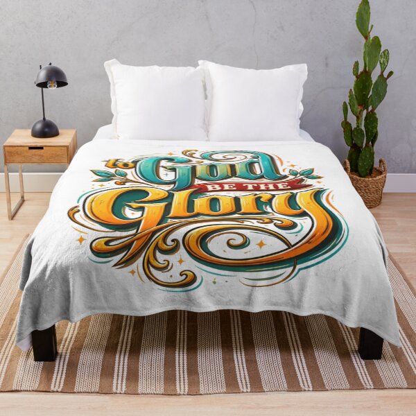 Item preview, To God Be The Glory Christian Typography | Vintage Gothic Faith Design designed and sold by Serjames.