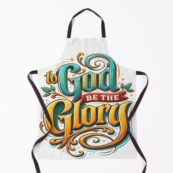 Item preview, To God Be The Glory Christian Typography | Vintage Gothic Faith Design designed and sold by Serjames.