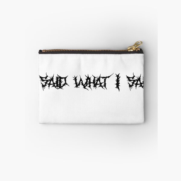 Item preview, I Said What I Said – Minimal designed and sold by HerrArqan ⭐️⭐️⭐️⭐️.