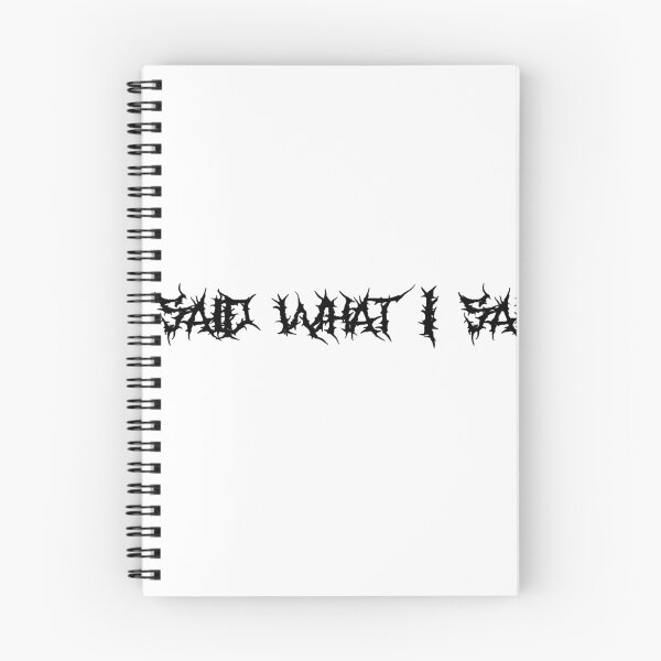 Item preview, I Said What I Said – Minimal designed and sold by HerrArqan ⭐️⭐️⭐️⭐️.