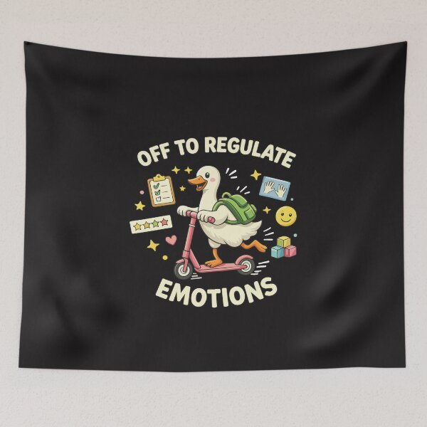 Item preview, Off To Regulate Emotions Funny Goose ABA Therapy Therapist designed and sold by kiralynstration.
