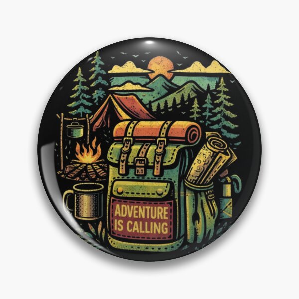 Item preview, Adventure Is Calling – Vintage Camping Design designed and sold by Dogandesighn.