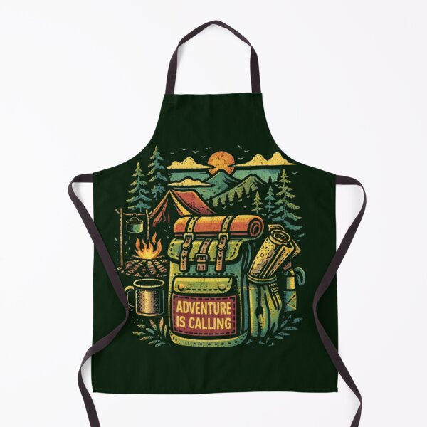 Item preview, Adventure Is Calling – Vintage Camping Design designed and sold by Dogandesighn.