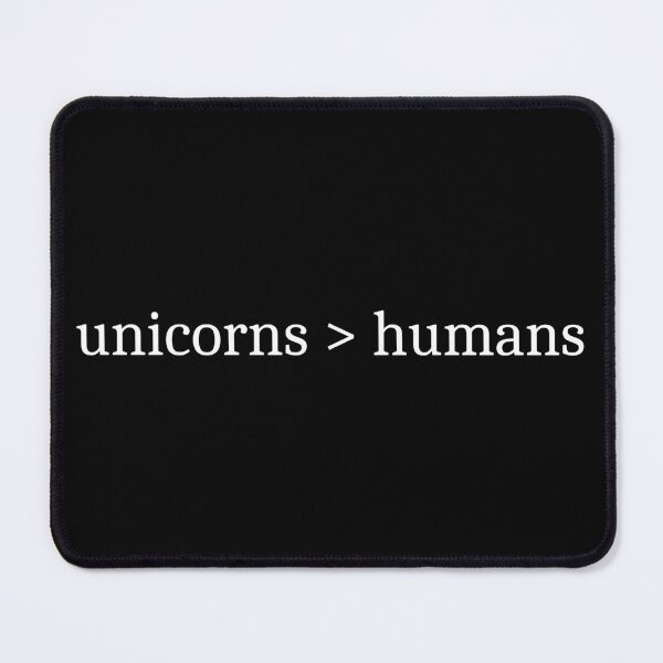 Item preview, Unicorns > Humans designed and sold by Sleepy Cat Design.