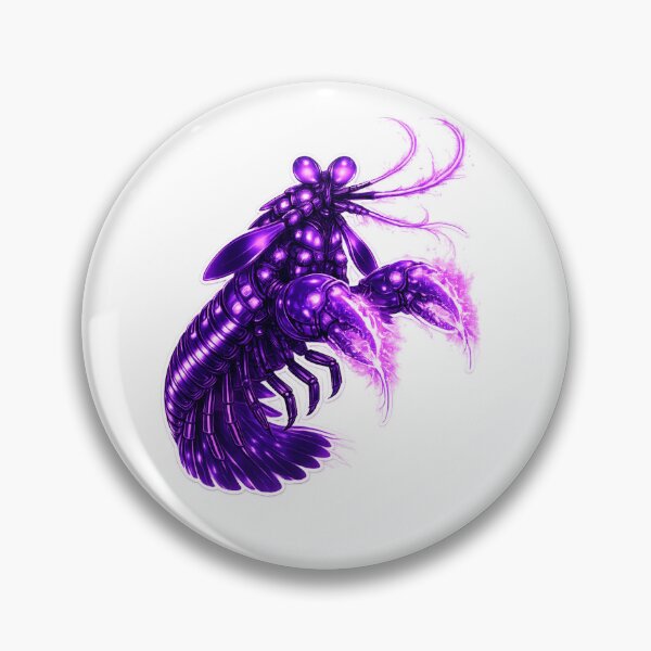 Item preview, Cyber Mantis Shrimp – Purple Core Neon Strike designed and sold by RaccoonFish.