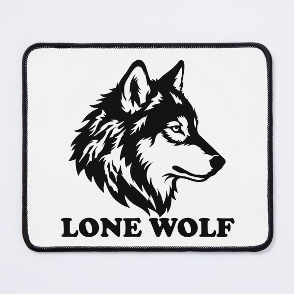 Item preview, Lone Wolf – Western Boho Minimalist Animal Design designed and sold by JulijaArt.