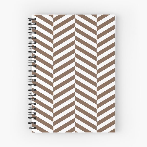 Item preview, White And Mocha Herringbone Pattern designed and sold by pattern-archive.