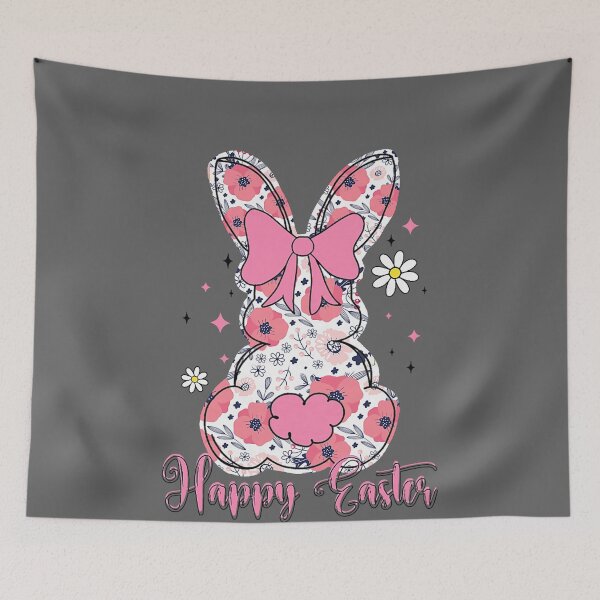 Item preview, Happy Easter Rabbit Coquette Bow Bunny Women Girl Kids designed and sold by KristineLi.