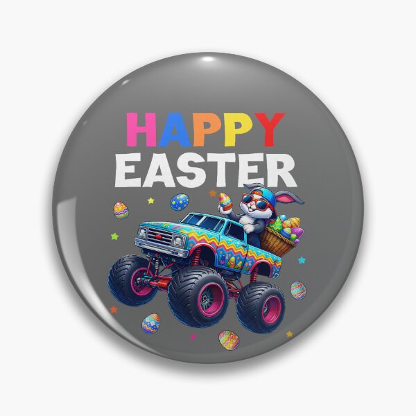 Item preview, Happy Easter Monster Truck Easter Eggs for Toddler Kids Boys designed and sold by KristineLi.