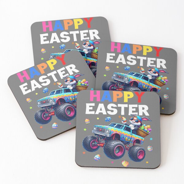 Item preview, Happy Easter Monster Truck Easter Eggs for Toddler Kids Boys designed and sold by KristineLi.