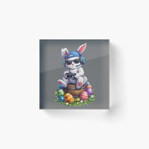 Item preview, Happy Easter Day Shirts Bunny Egg Video Game Kids Mens Gamer designed and sold by KristineLi.