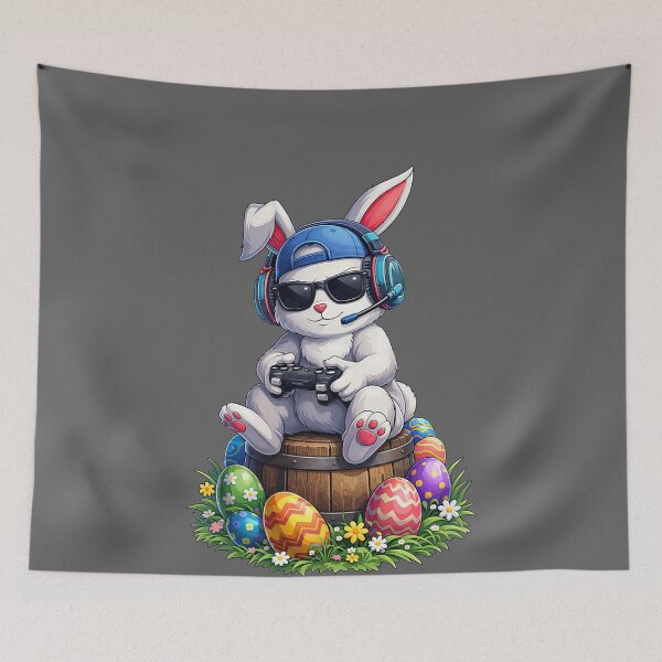 Item preview, Happy Easter Day Shirts Bunny Egg Video Game Kids Mens Gamer designed and sold by KristineLi.