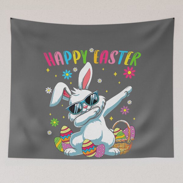 Item preview, Happy Easter Day Girls Boys Easter Funny Dabbing Bunny Eg designed and sold by KristineLi.