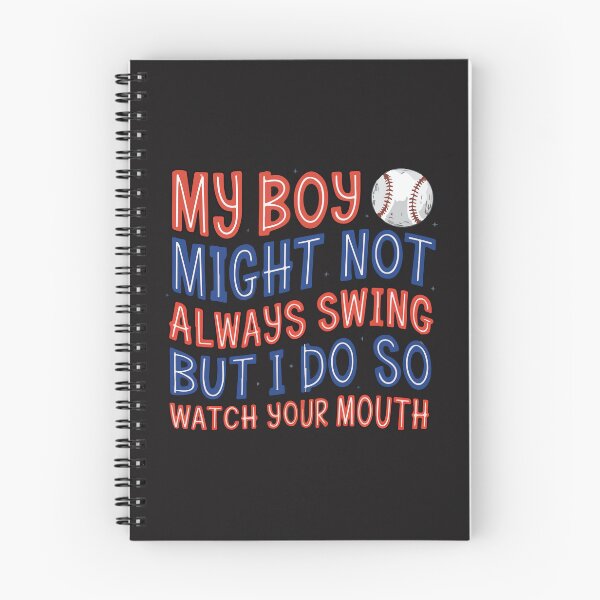 Artikelvorschau, Mein Junge schlägt vielleicht nicht immer, aber ich schon – eine Baseball-Mama mit Autismus. entworfen und verkauft von kiralynstration.