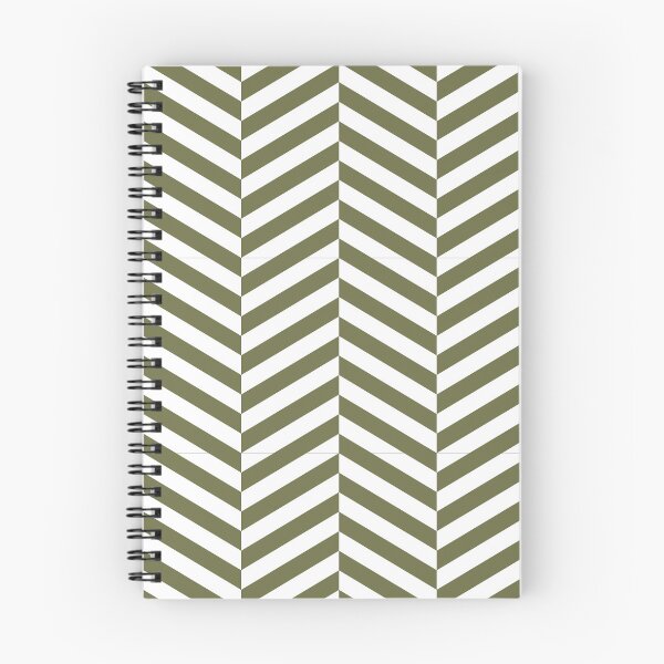Item preview, White And Olive Herringbone Pattern designed and sold by pattern-archive.
