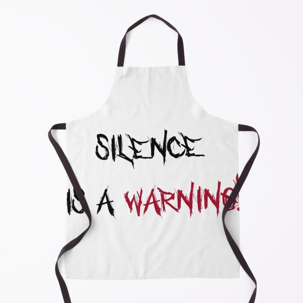 Item preview, Silence Is a Warning – Minimal Typography designed and sold by HerrArqan ⭐️⭐️⭐️⭐️.
