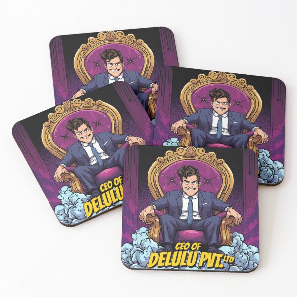 Item preview, Delulu+boss meme stickers| Delulu Is The Solulu Sticker | Funny Meme Aesthetic | In My Delulu Era 2026 | Kpop Delusional overthinking manVibes v2 designed and sold by CosmicNook1.
