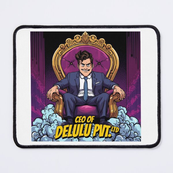 Item preview, Delulu+boss meme stickers| Delulu Is The Solulu Sticker | Funny Meme Aesthetic | In My Delulu Era 2026 | Kpop Delusional overthinking manVibes v2 designed and sold by CosmicNook1.