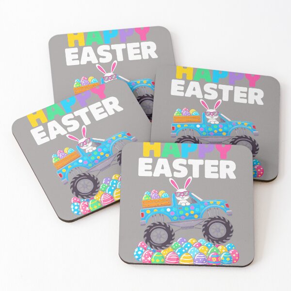 Item preview, Happy Easter Day Bunny Monster Truck Boys Kids Egg Hunt designed and sold by KathieFaugh.