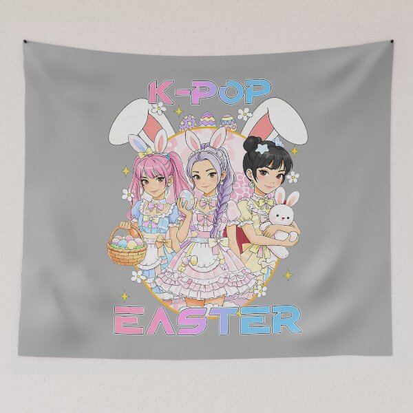Item preview, Easter Bunny Egg Girls Happy Easter Day Kids designed and sold by KathieFaugh.