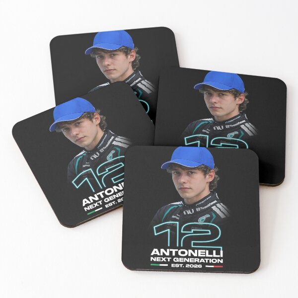 Item preview, Antonelli 12 Neon Racing Driver – Next Generation Motorsport Design designed and sold by Orbit Ink.