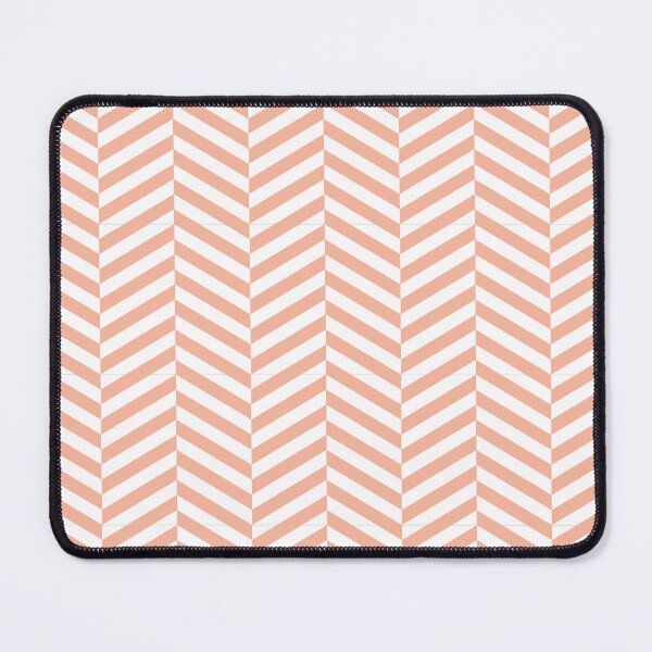 Item preview, White And Peach Herringbone Pattern designed and sold by pattern-archive.