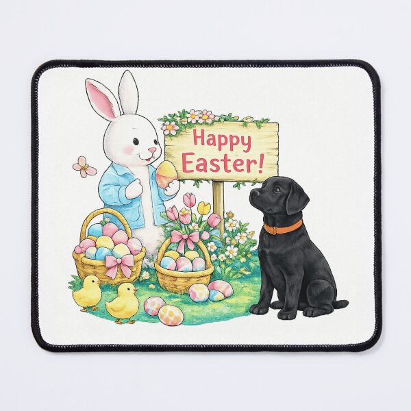 Item preview, Happy Easter Bunny designed and sold by Thread&Fable.