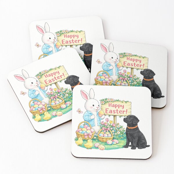 Item preview, Happy Easter Bunny designed and sold by Thread&Fable.