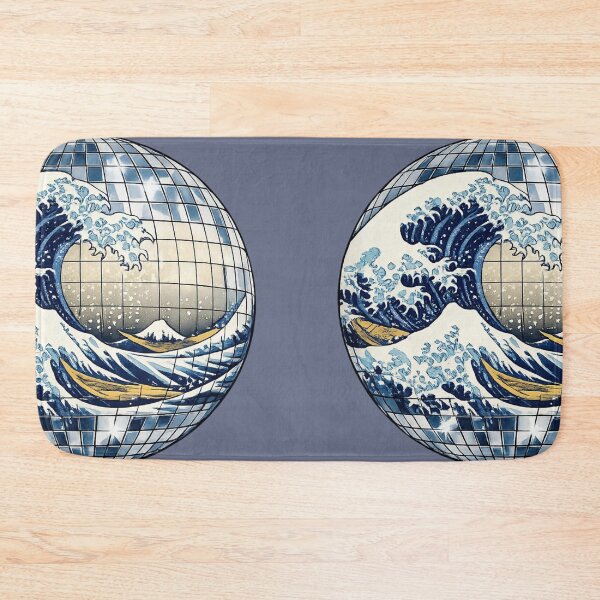 Item preview, Great Wave Off Kanagawa Disco Ball Art designed and sold by SakuraMarket26.