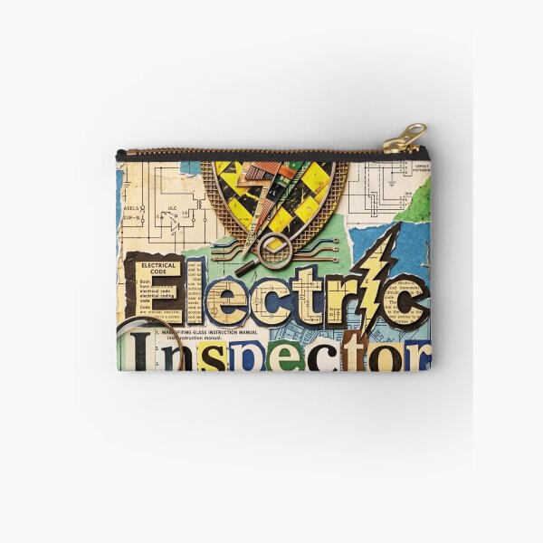Item preview, Electric Inspector: Shockingly Safe! Vintage Collage designed and sold by RDproject.
