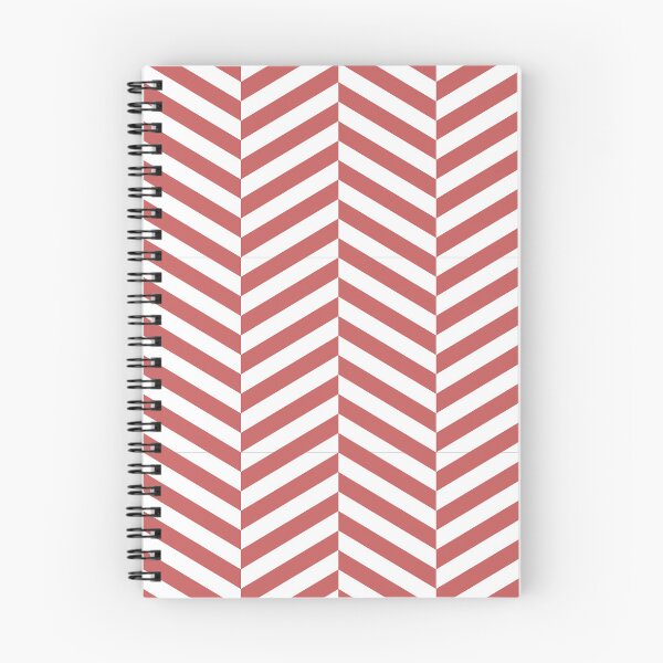 Item preview, White And Pastel Red Herringbone Pattern designed and sold by pattern-archive.