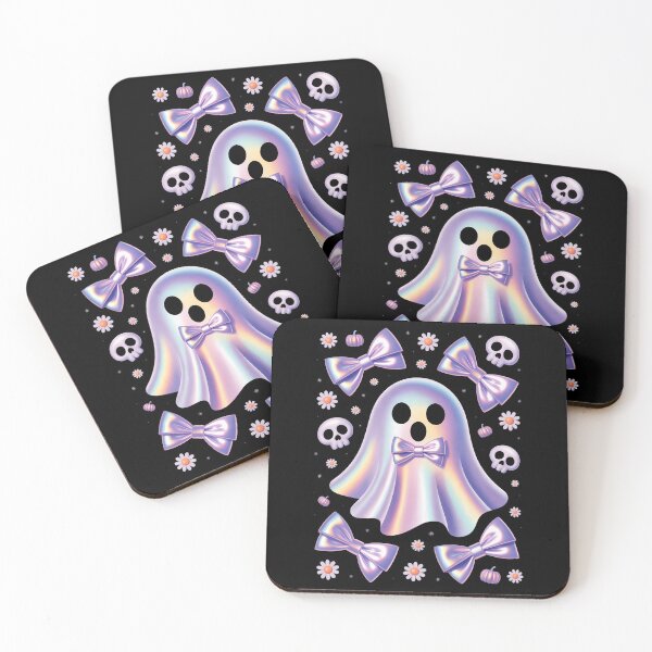 Item preview, Kawaii Pastel Cute Ghost Pumpkin Bow Halloween Spooky Girls designed and sold by VENOM0RIOT.