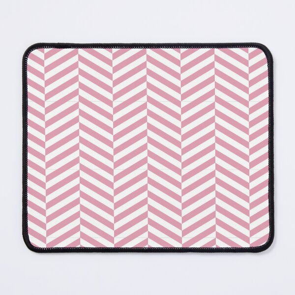 Item preview, White And Rose Herringbone Pattern designed and sold by pattern-archive.