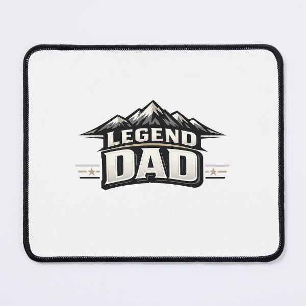 Item preview, Legend Dad Mountain Badge - Bold Masculine Typography designed and sold by MKreative Studio.