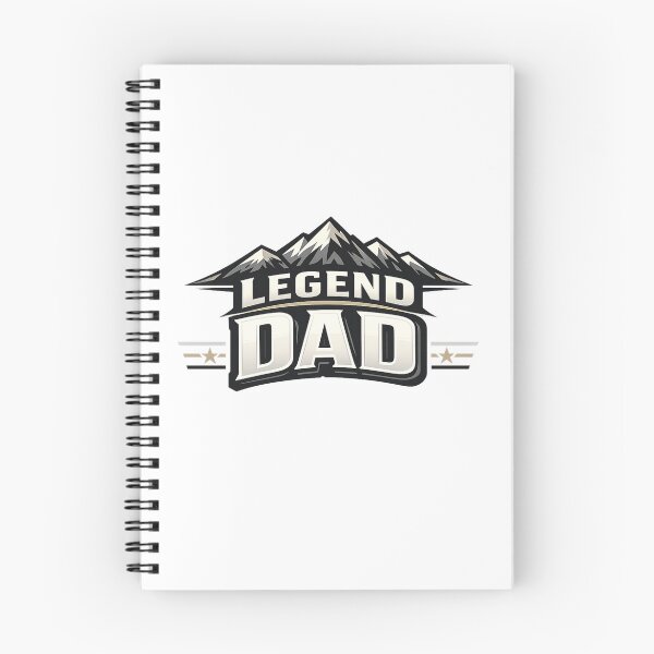 Item preview, Legend Dad Mountain Badge - Bold Masculine Typography designed and sold by MKreative Studio.