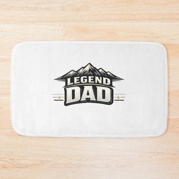Item preview, Legend Dad Mountain Badge - Bold Masculine Typography designed and sold by MKreative Studio.